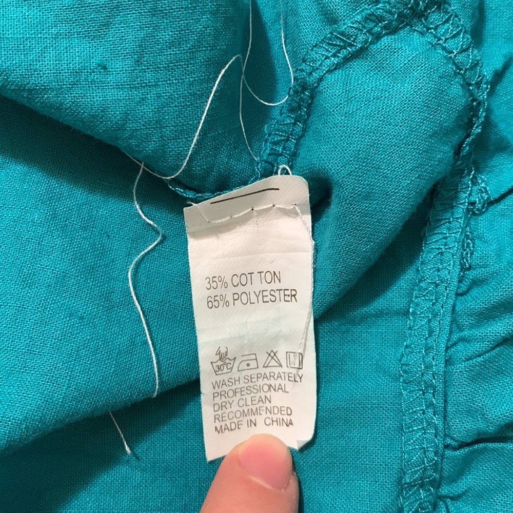 Turquoise top - Picture 3 of 4
